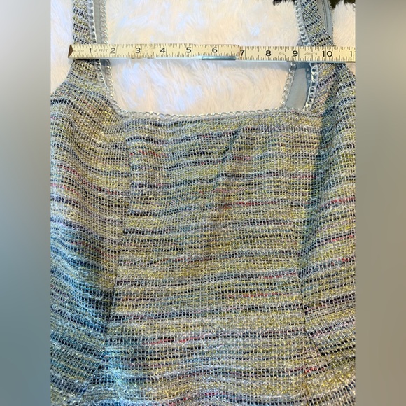 NWT By Anthropologie Sleeveless Tweed Mini Dress - M - NWT - Picture 8 of 16